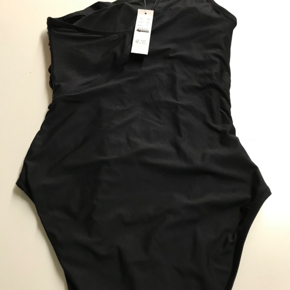 J Crew Rouch One-shoulder One-Piece - Picture 4 of 6